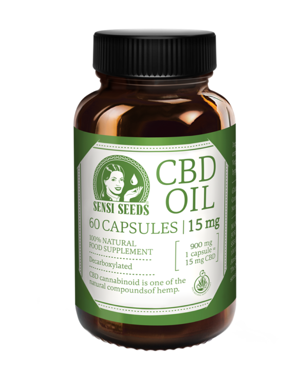 CBD Oil - 15 mg - 60 capsules