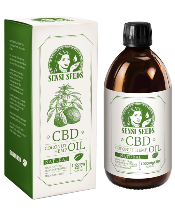 CBD Coconut Hemp Oil Natural 500 ml