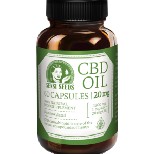 CBD Oil - 20 mg - 60 capsules